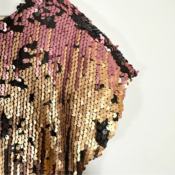 TOBI - NWT Shine Me Up Sequin Mini Shift Dress Size XS - Picture 4 of 10